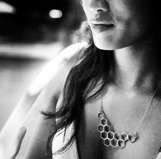 Honeycomb necklace